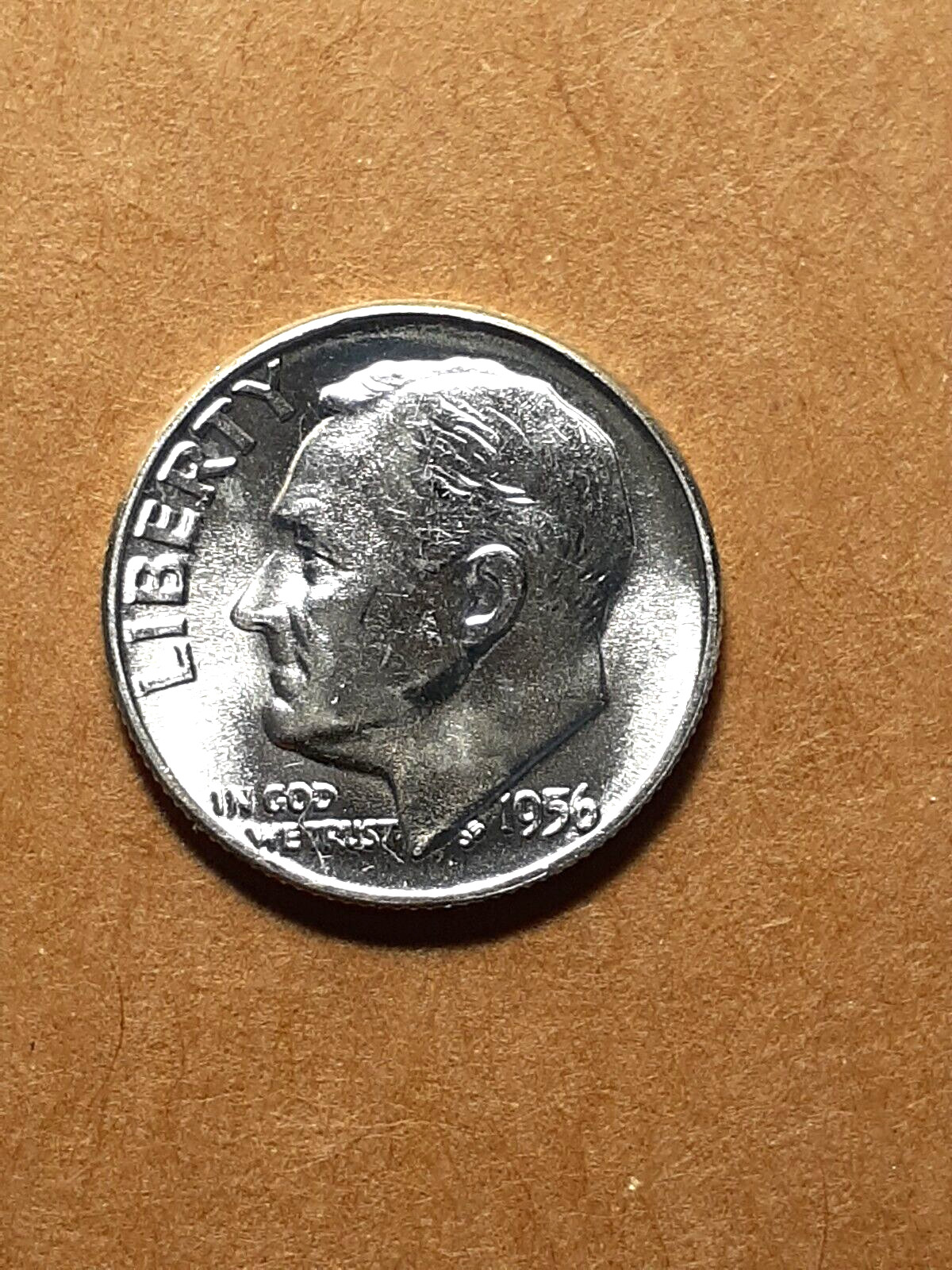 1956 ROOSEVELT DIME   UNC