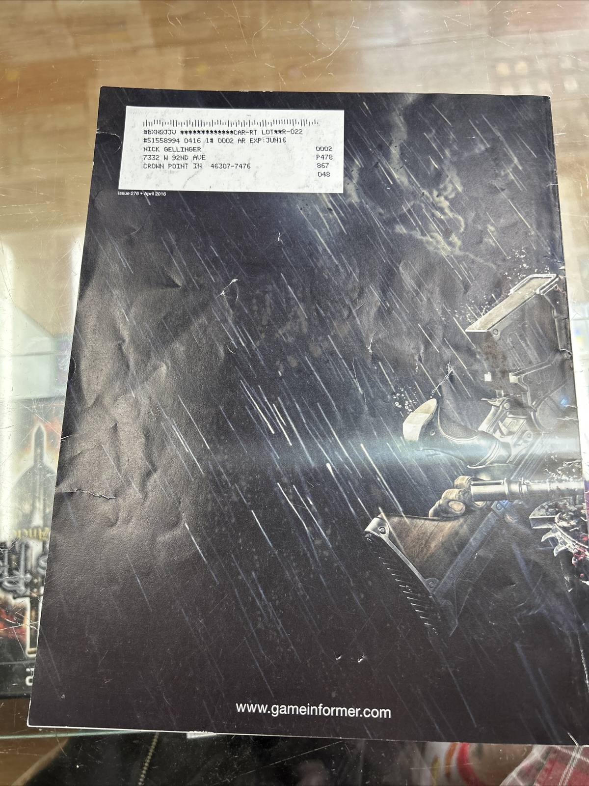 Game Informer 276 April 2016 Magazine Gears of War 4