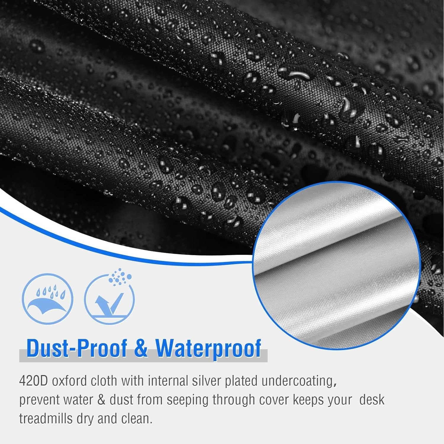 Waterproof Dust-Proof Cover for Under Desk Treadmill & Walking Pad