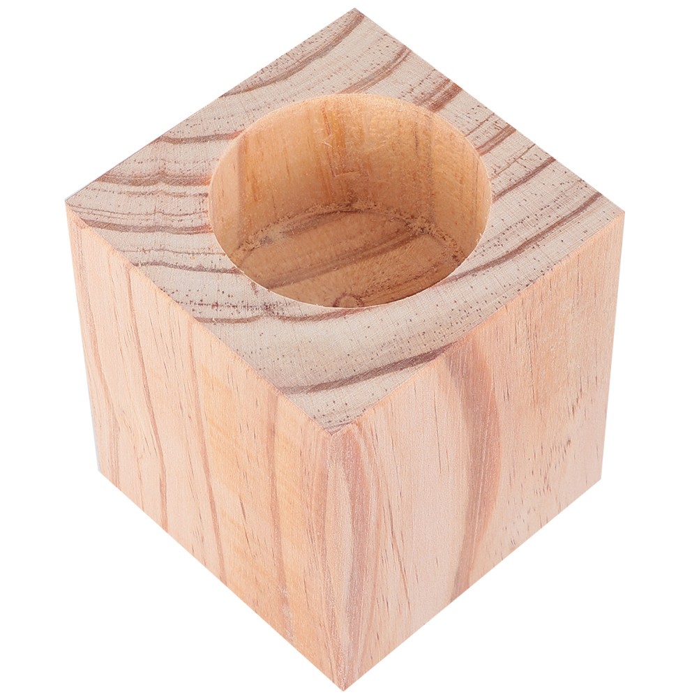 Natural Wood Table Height Raisers for Comfortable Furniture and Floor Safety