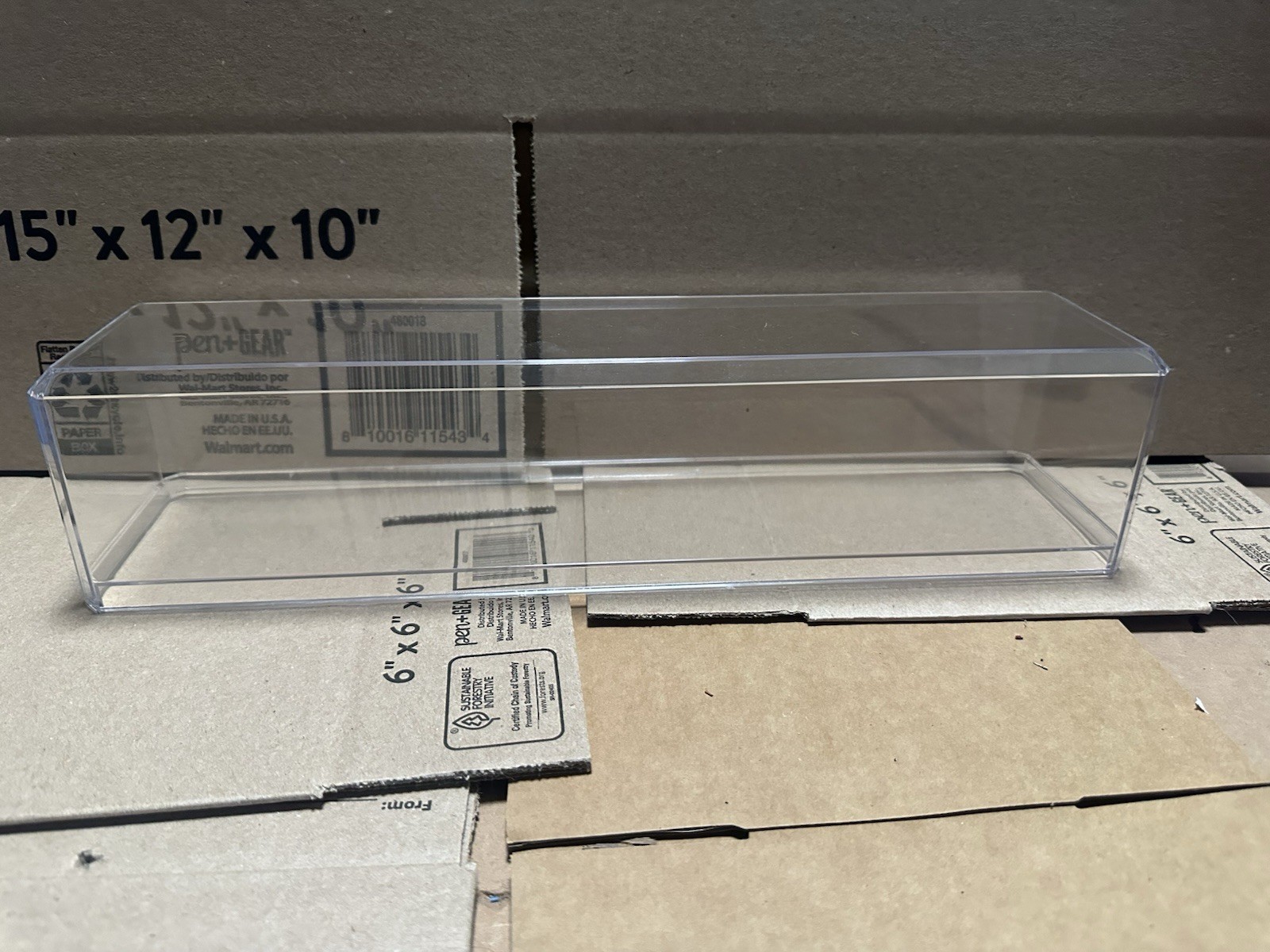 Pioneer Plastics Plastic Cases for 1:64 Scale Trucks 15.625" x 3.5" x 3" NEW