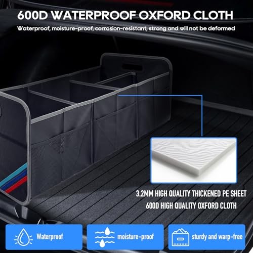 Car Trunk Organizer, Waterproof Collapsible Portable Medium Storage Box -50