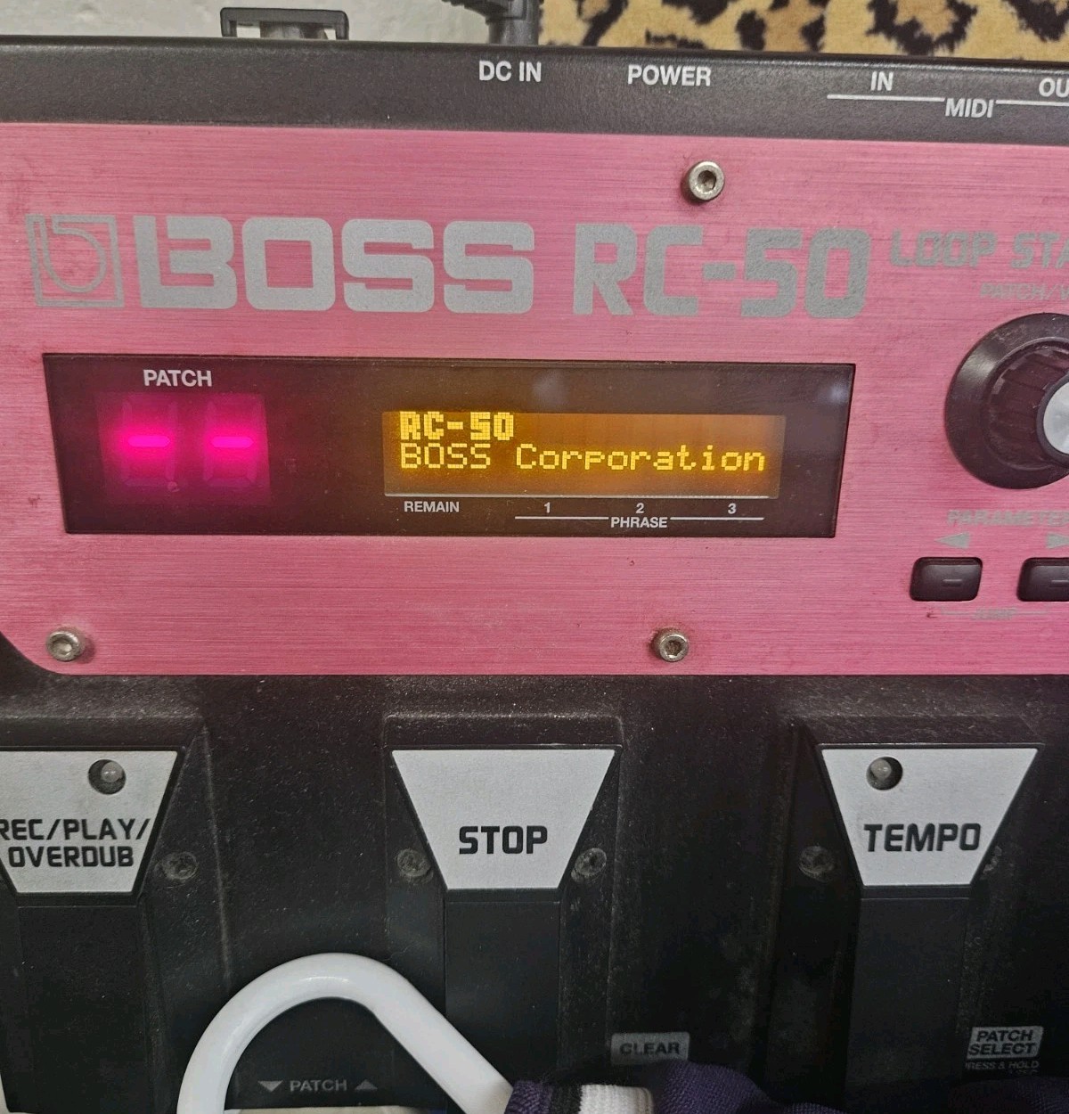 Boss RC-50 Loop Station Looper Guitar Effects Pedal Turns On Tested Read