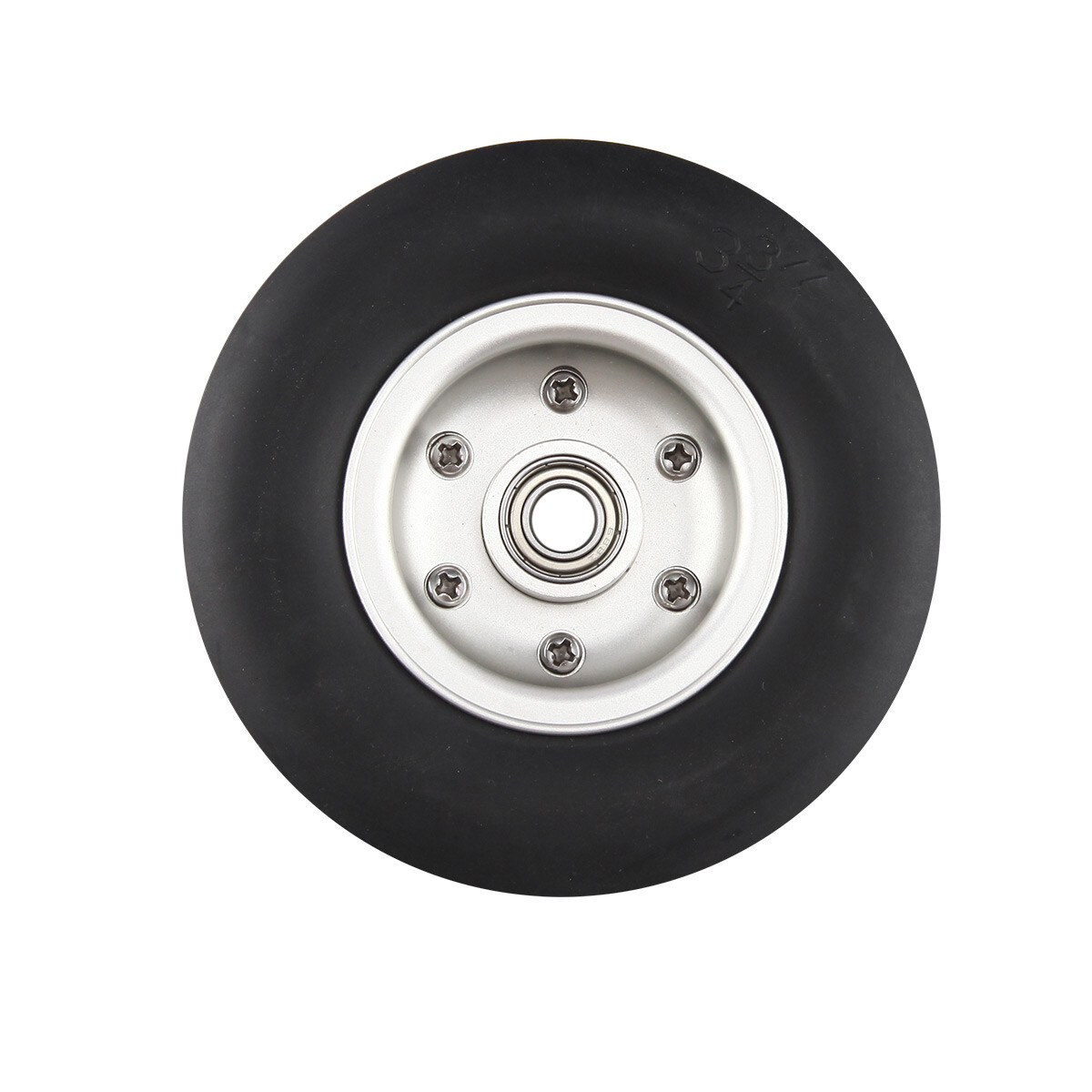 1pc 2/2.25/2.5/2.75/3/3.25/3.75/4inch Rubber Tire Wheel w/ Alu Hub For RC Plane