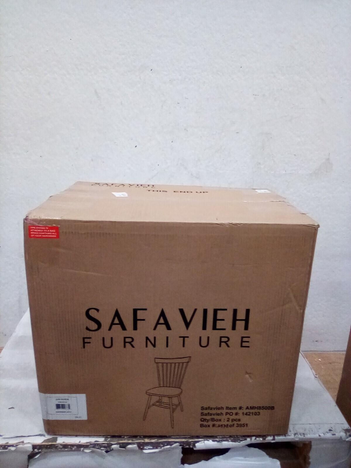 Safavieh PARKER SPINDEL SIDE CHAIR, Reduced Price 2172729697 AMH8500B