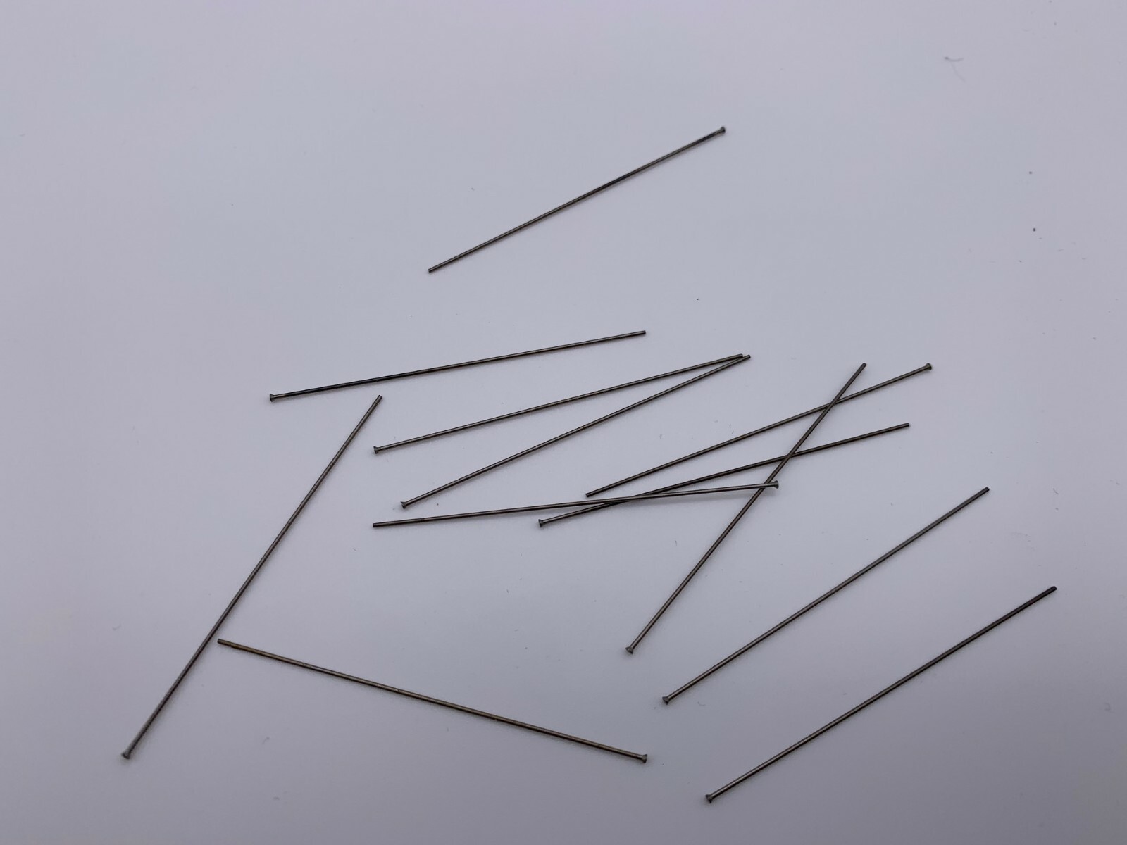 Royal .023"  x 2" Long Bevel Headed Punches, Tool Steel, Lot Of 12 Pieces