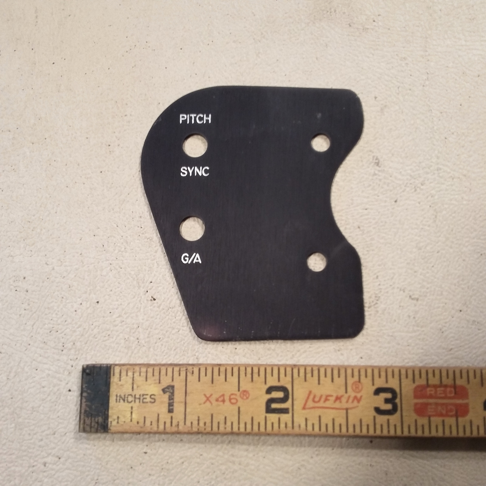 S-Tec Pitch/Sync & G/A Yoke Mount Install Plate