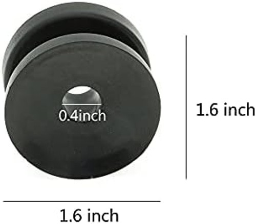 20Pcs Black Circular Ring Corner Post Electric Fence Insulator | Polyrope Ins...