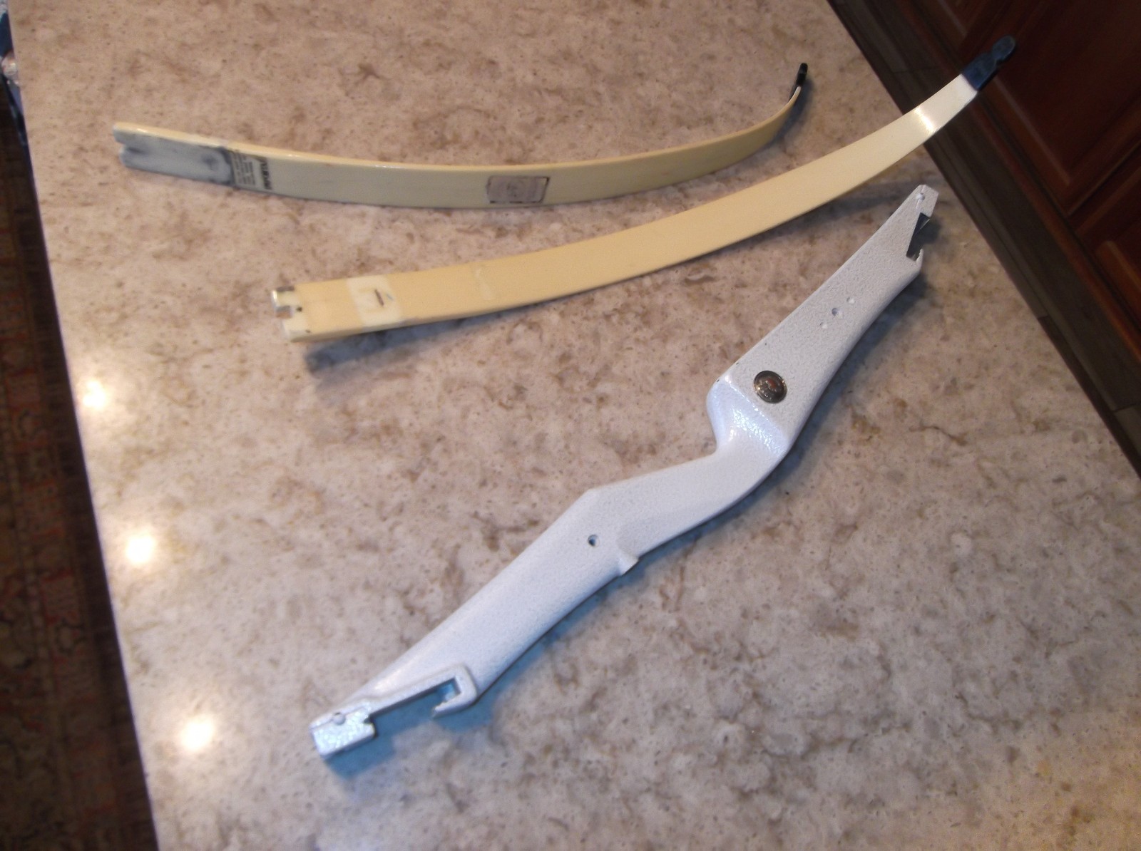Vintage Fred Bear Recurve Take Down Bow RH Early Model Textured White