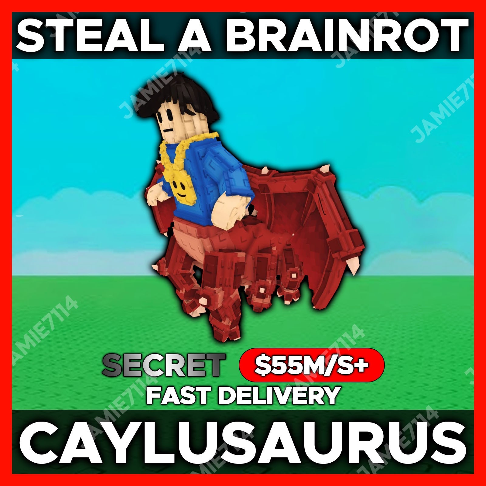 ✅CAYLUSAURUS |💰STEAL A BRAINROT‼️FAST & EASY DELIVERY‼️ $55M/S