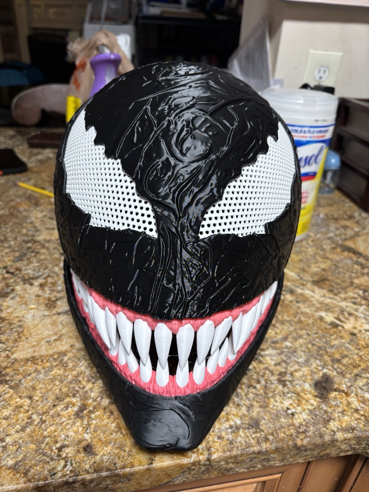 Venom Mask-3D printed