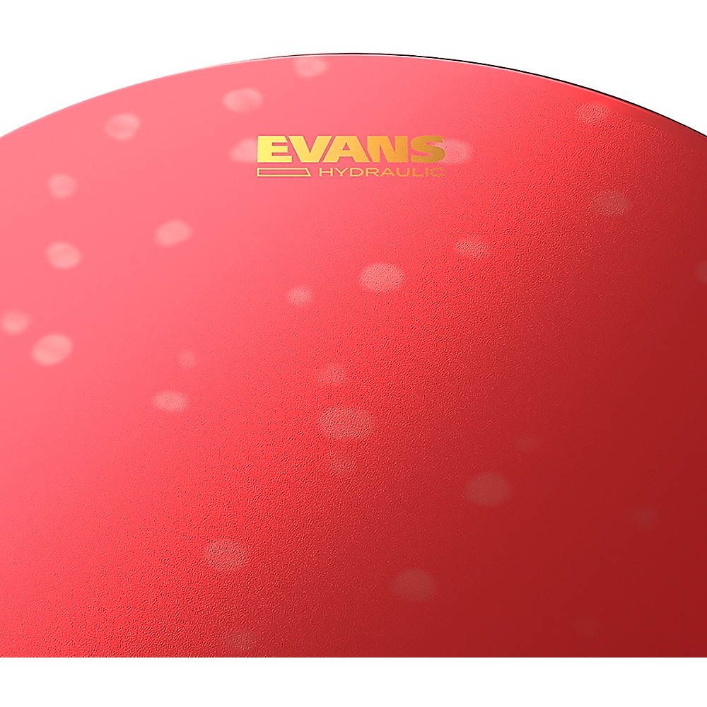 Evans Red Hydraulic Snare Batter Head 13 in. Red