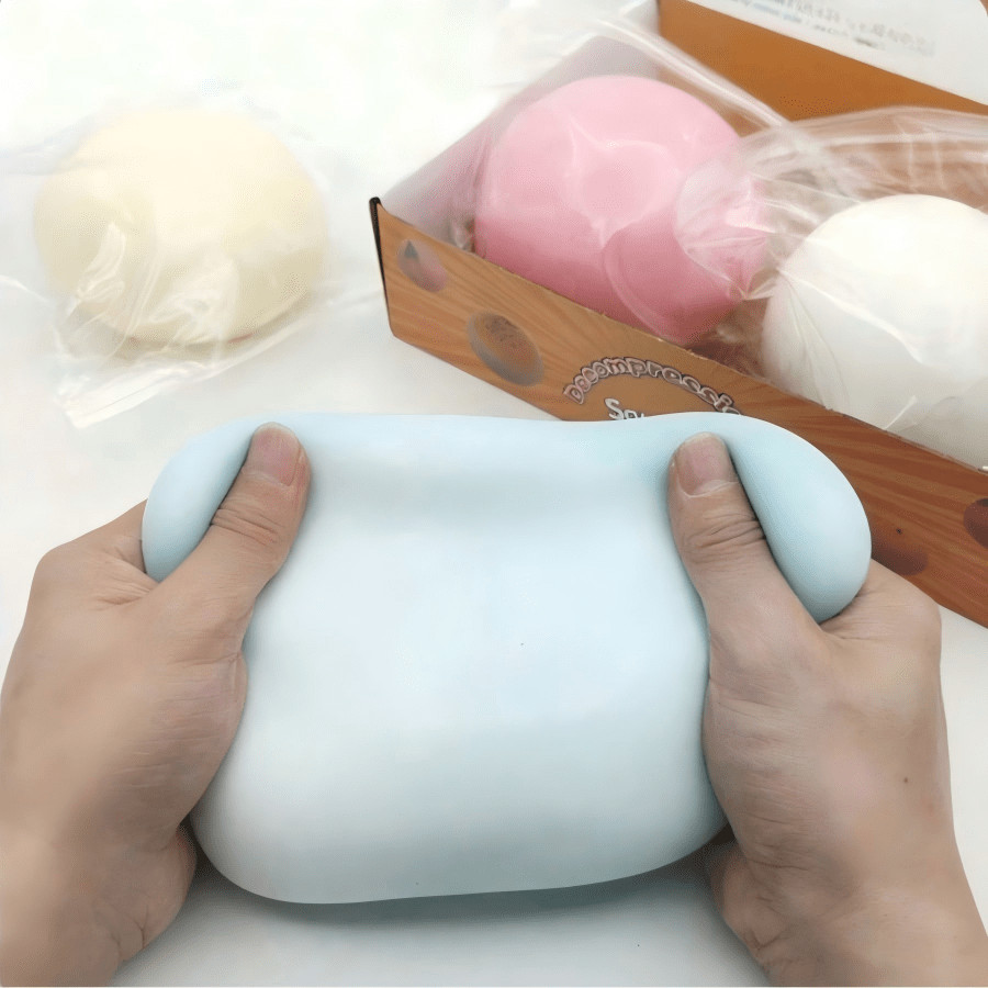1pc 10cm Jumbo Fluffy Slime Ball Slow Rebound Stress Relief Squeeze Toy