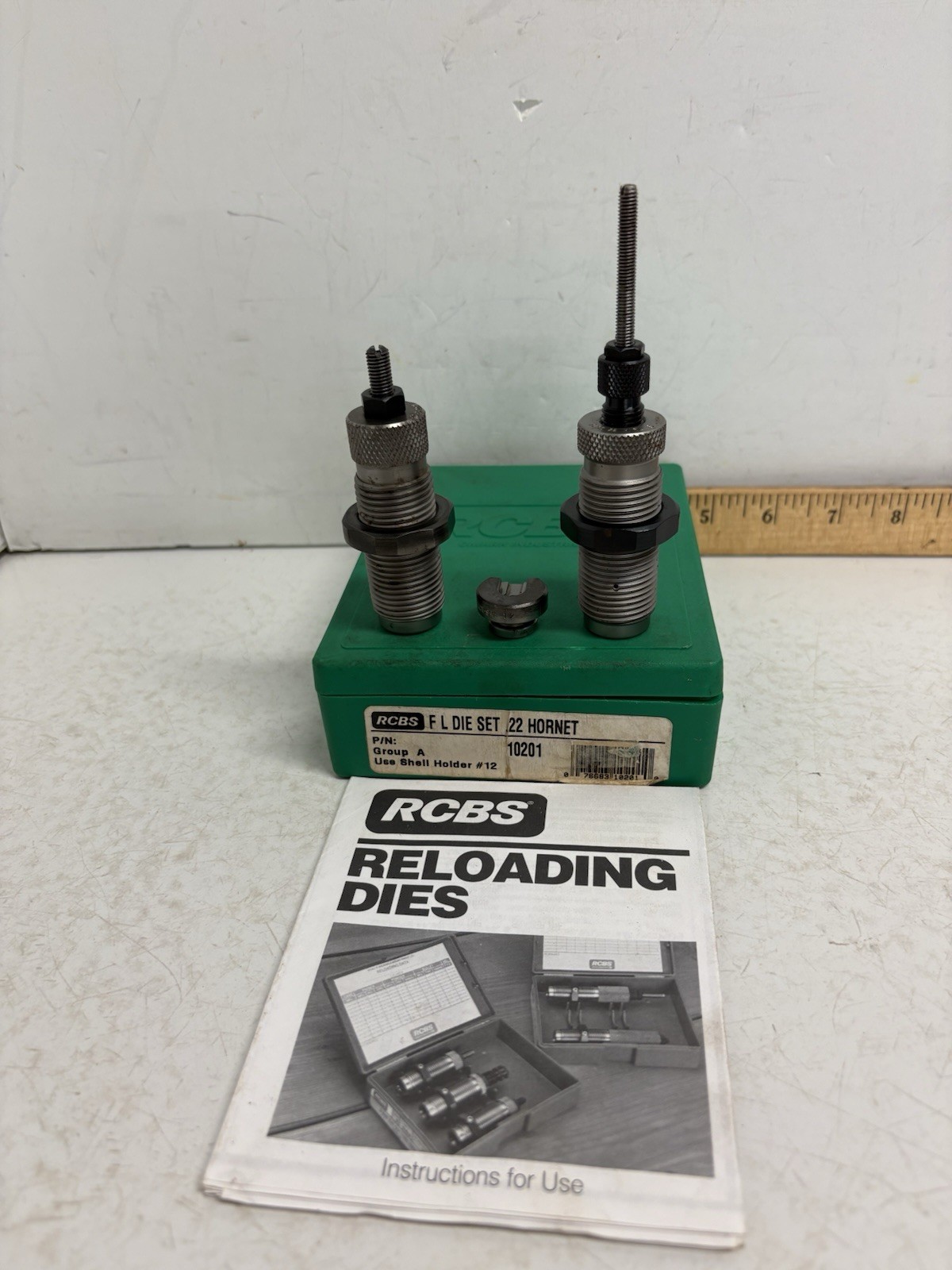 RCBS .22 Hornet Full-Lenth Die Set #10201 Reloading Die Set A10