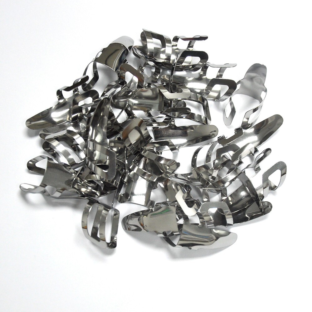 50pcs Stainless Steel Finger Picks Open Design for Guitar Banjo Dobro