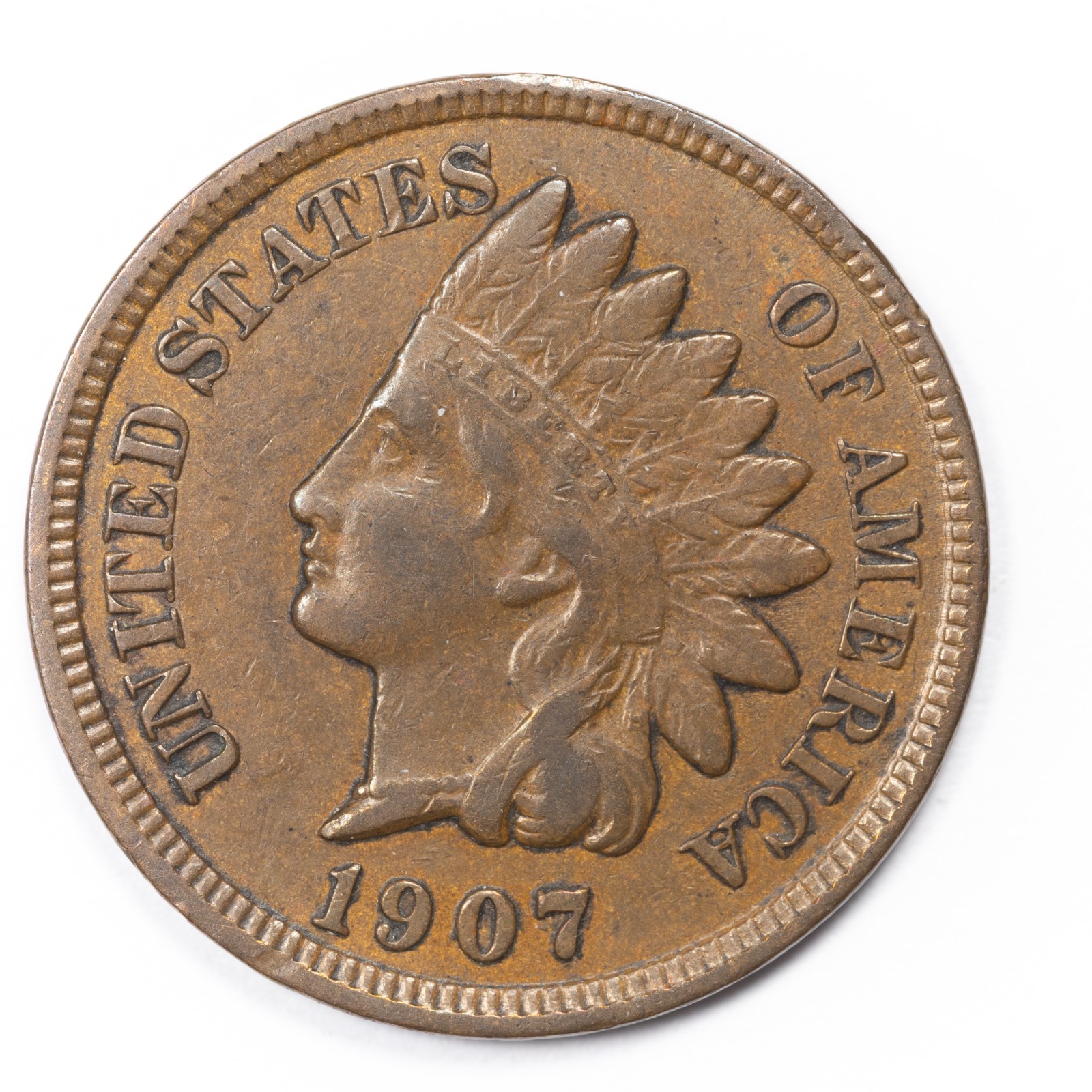 1907 Indian Head Penny Extremely Fine (XF)