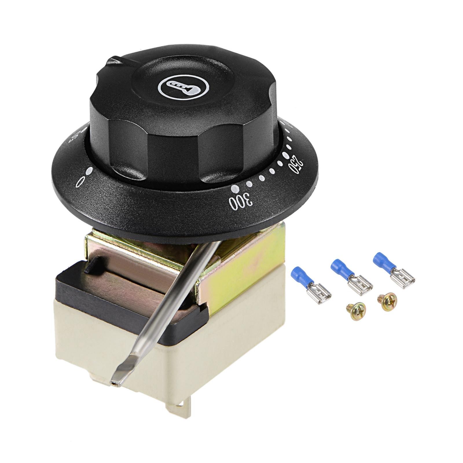 NO NC 250V 16A 50-300C Capillary Thermostat 0.7m with Screws Crimp Terminals
