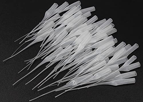Bonsicoky 200Pcs Micro CA Glue Tips, Precision CA Applicator Tips Glue Tip Exten