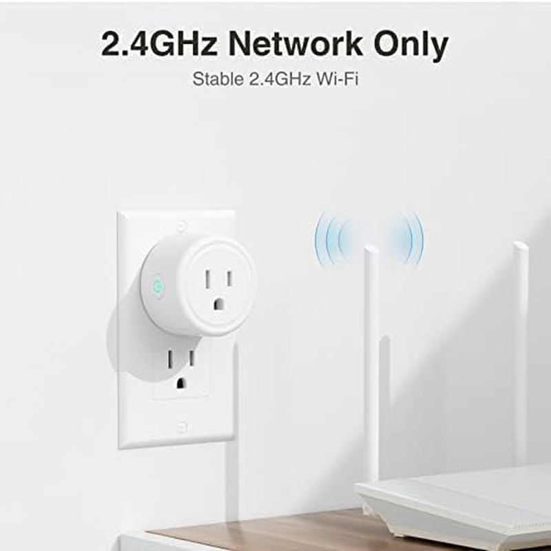 Mini enchufe inteligente compatible con Alexa y Google Home