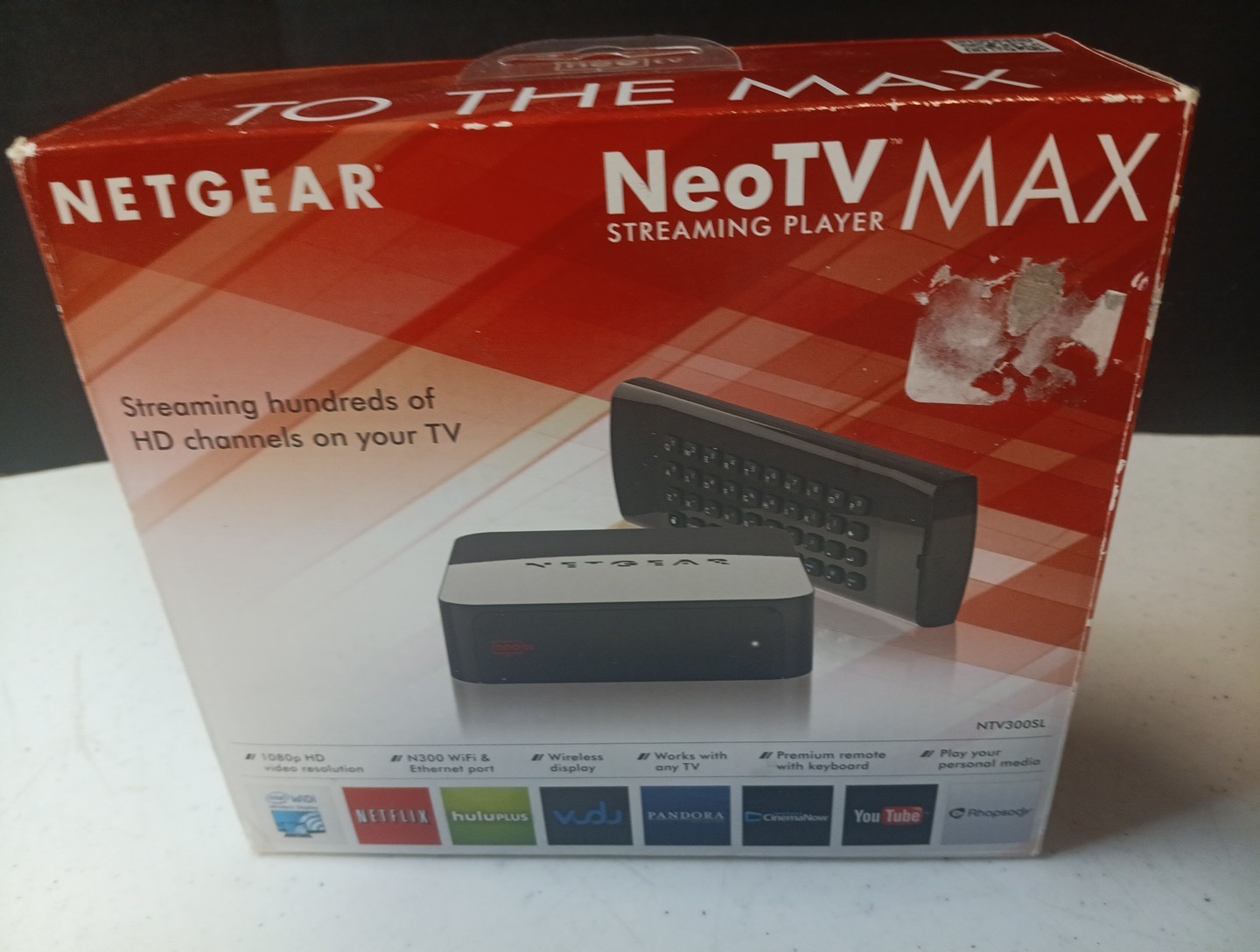NetGear NeoTV HD TV Streaming Media Player Console Streamer NTV300SL