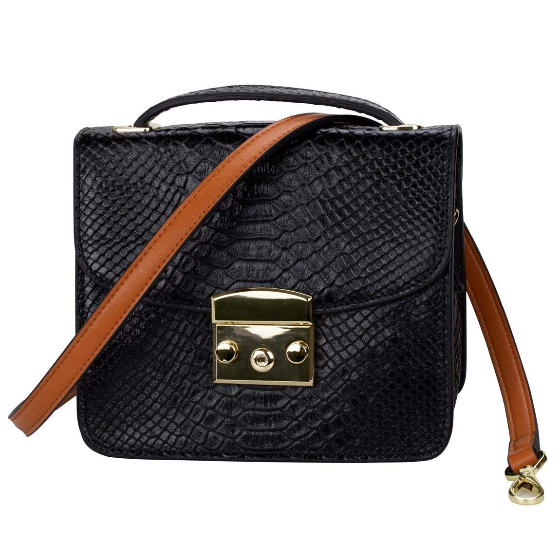 Allzedream Leather Purse Strap Replacement Crossbody Handbag Medium, Brown