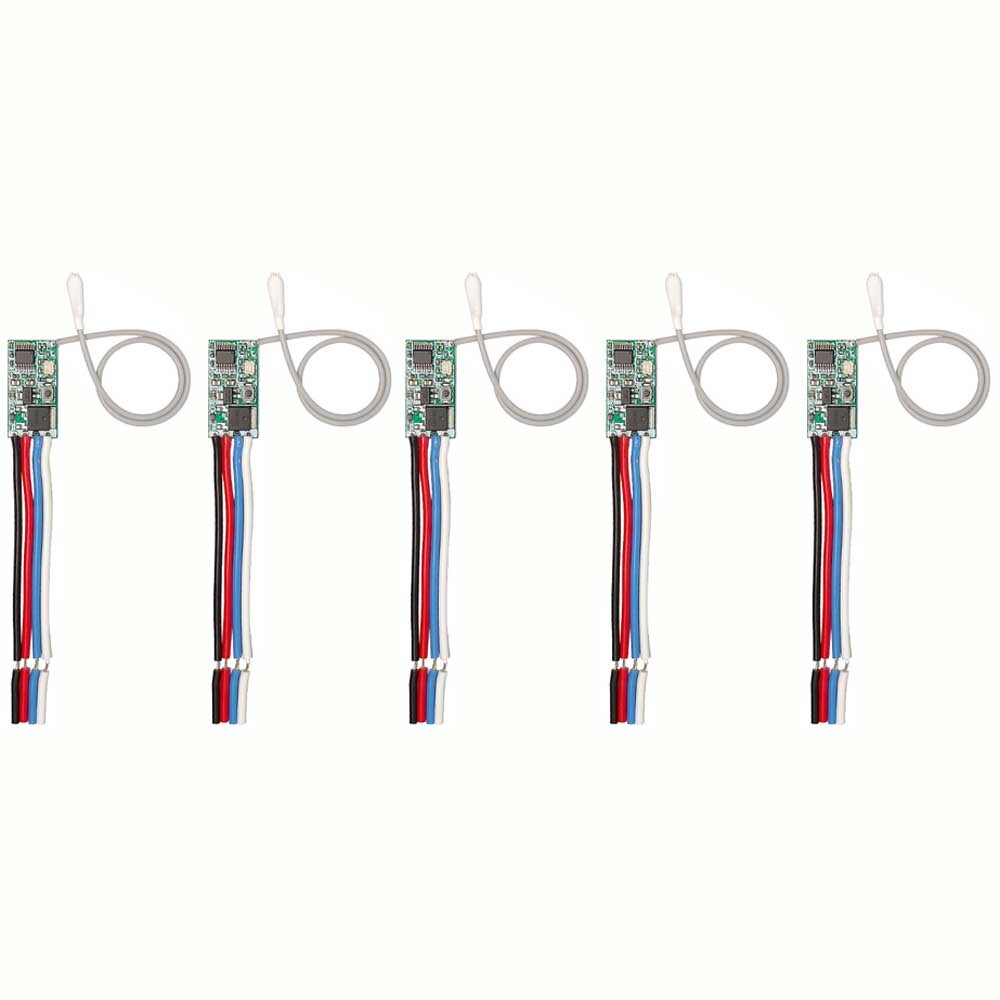 5/10X RF 433Mhz Relay Receiver Wireless Remote Control Light Switch Micro Module