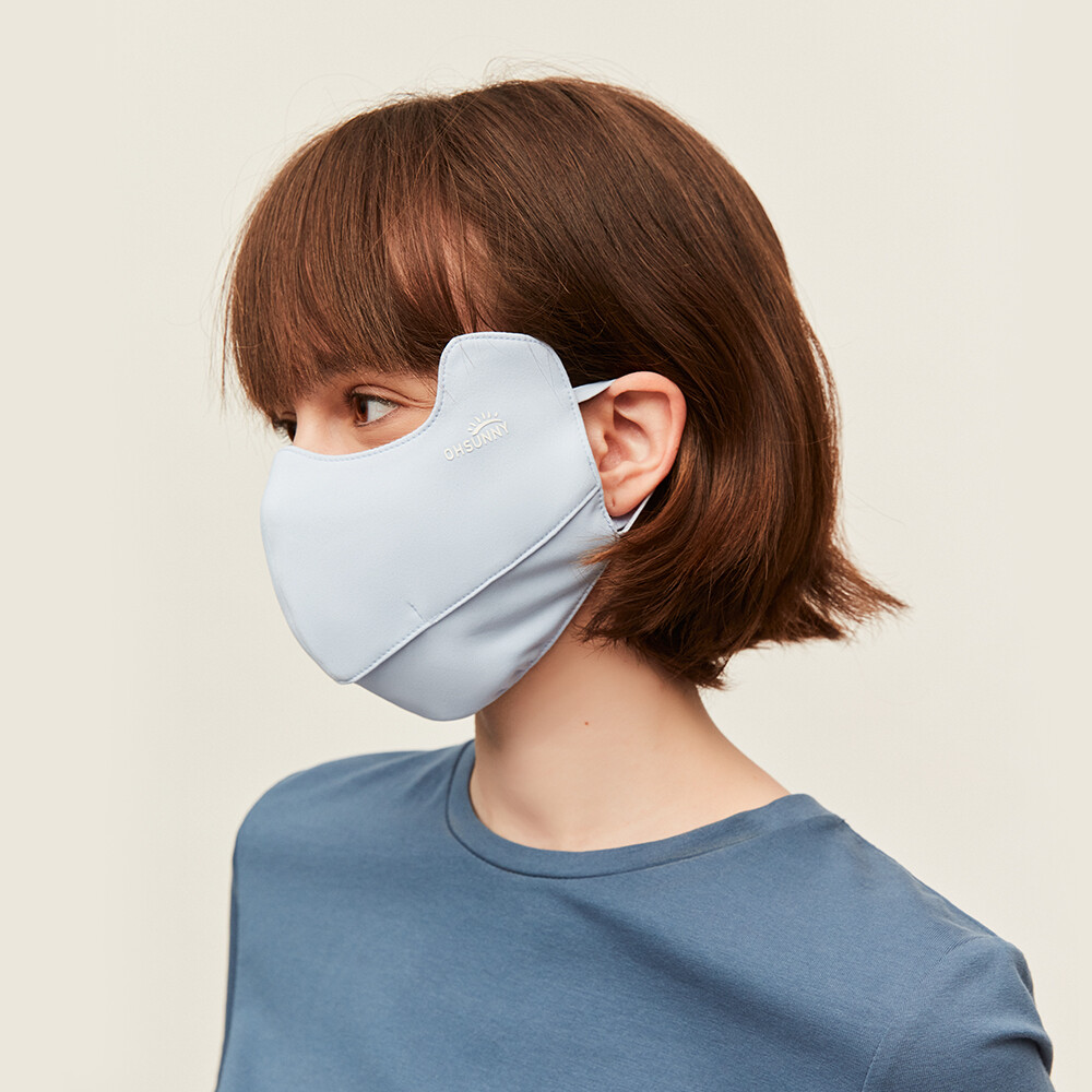 OhSunny Anti-UV Face Cover UPF 50+ Breathable Sun Face Mask for Outdoor Cycling