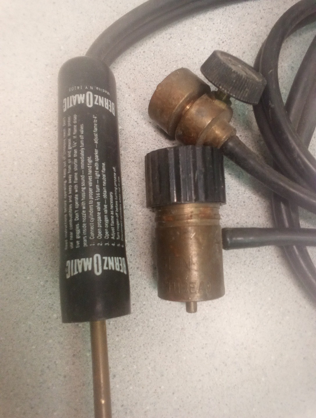 Bernzomatic 2 Lines Mix Torch Oxygen Model Ox-2500