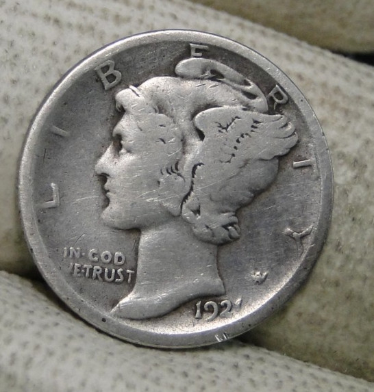 1921d Mercury Dime