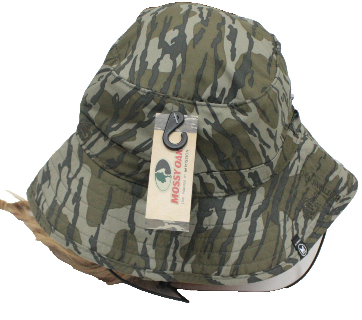 Mossy Oak Instant Cooling Camouflage Bucket Hat Adjustable Chin Strap