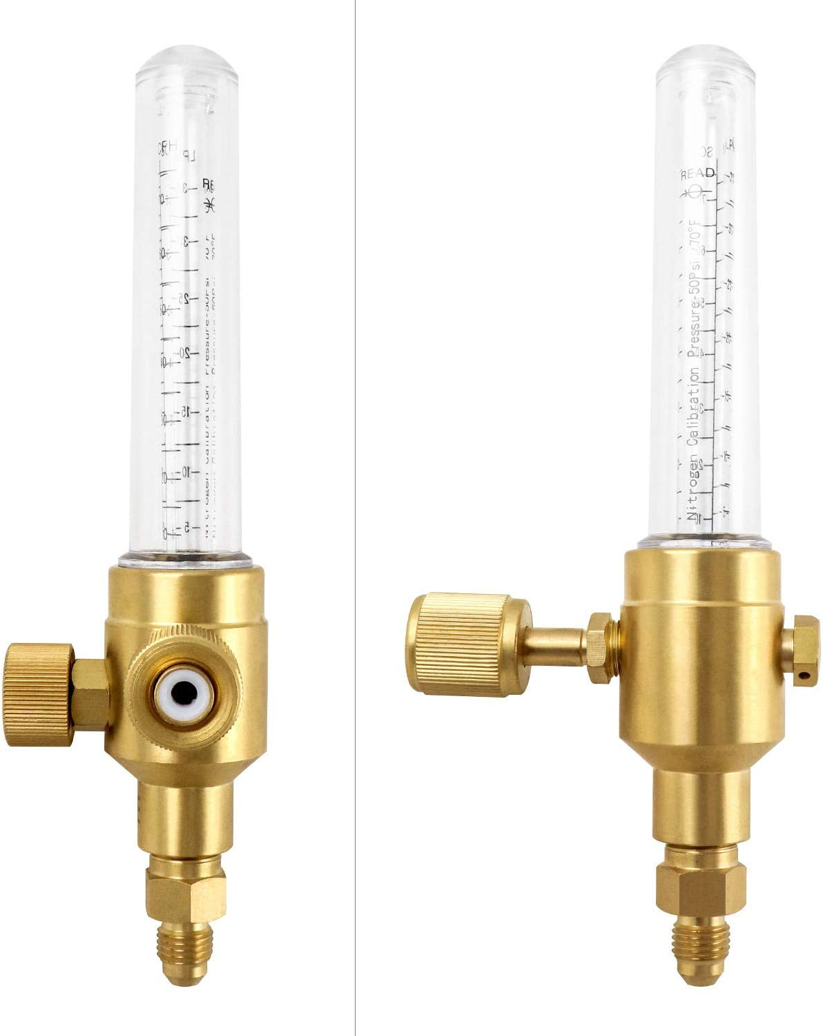 1/4” Flare Inlet and Outlet Connection Nitrogen Flow Indicator