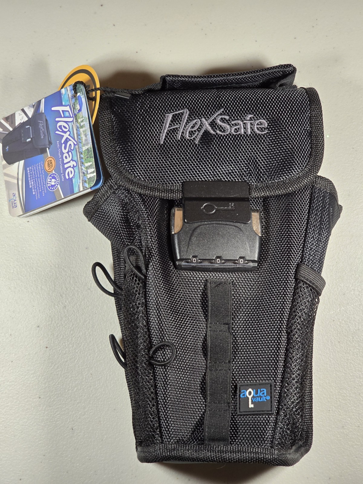FlexSafe (Combination Key) Aqua Vault Weather Resistant Bike, Beach Bag NEW