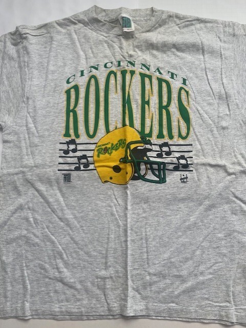 Vintage Cincinnati Rockers AFL Arena Football League XL T-Shirt Used