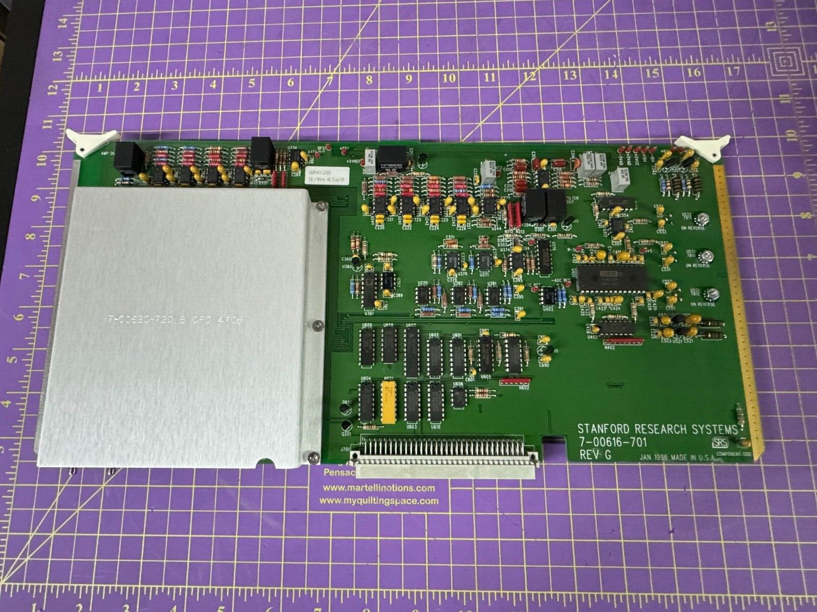STANFORD RESEARCH 7-00616-701 ANALOG INPUT BOARD From SR780
