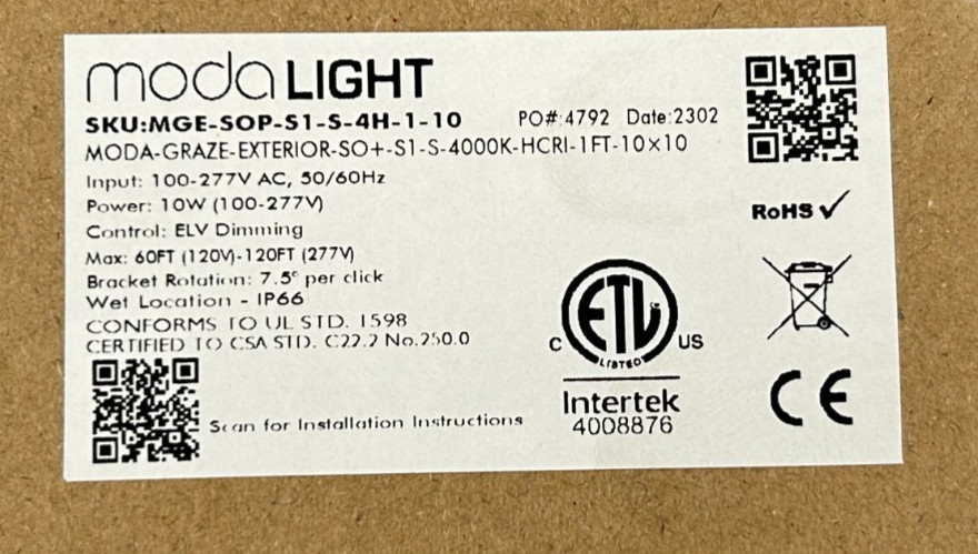 Moda Light MGE-SOP-S1-S-4H-1-10