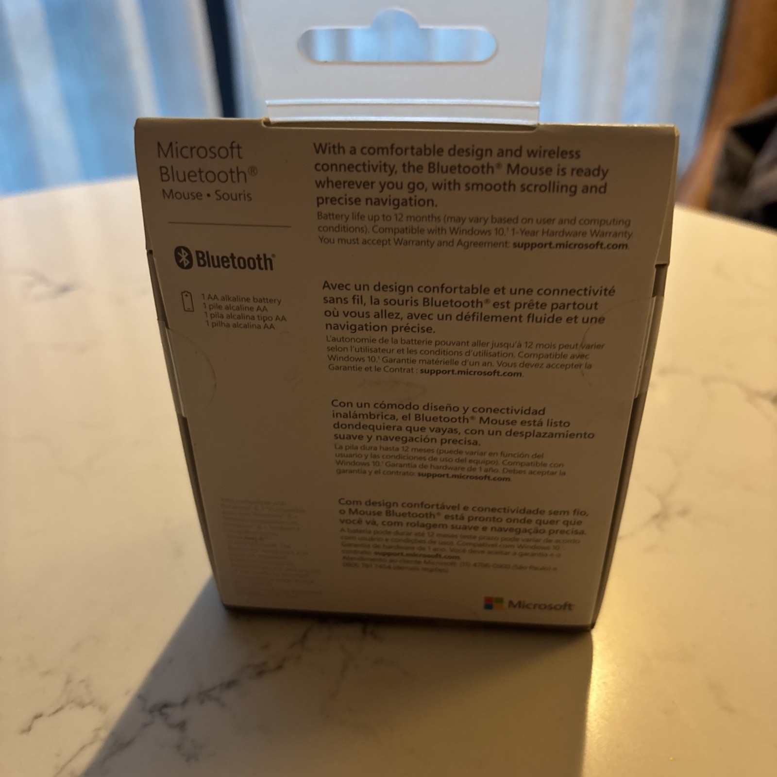 NIB Microsoft Bluetooth Mouse Wireless, Black RJN-00001 Model 1929
