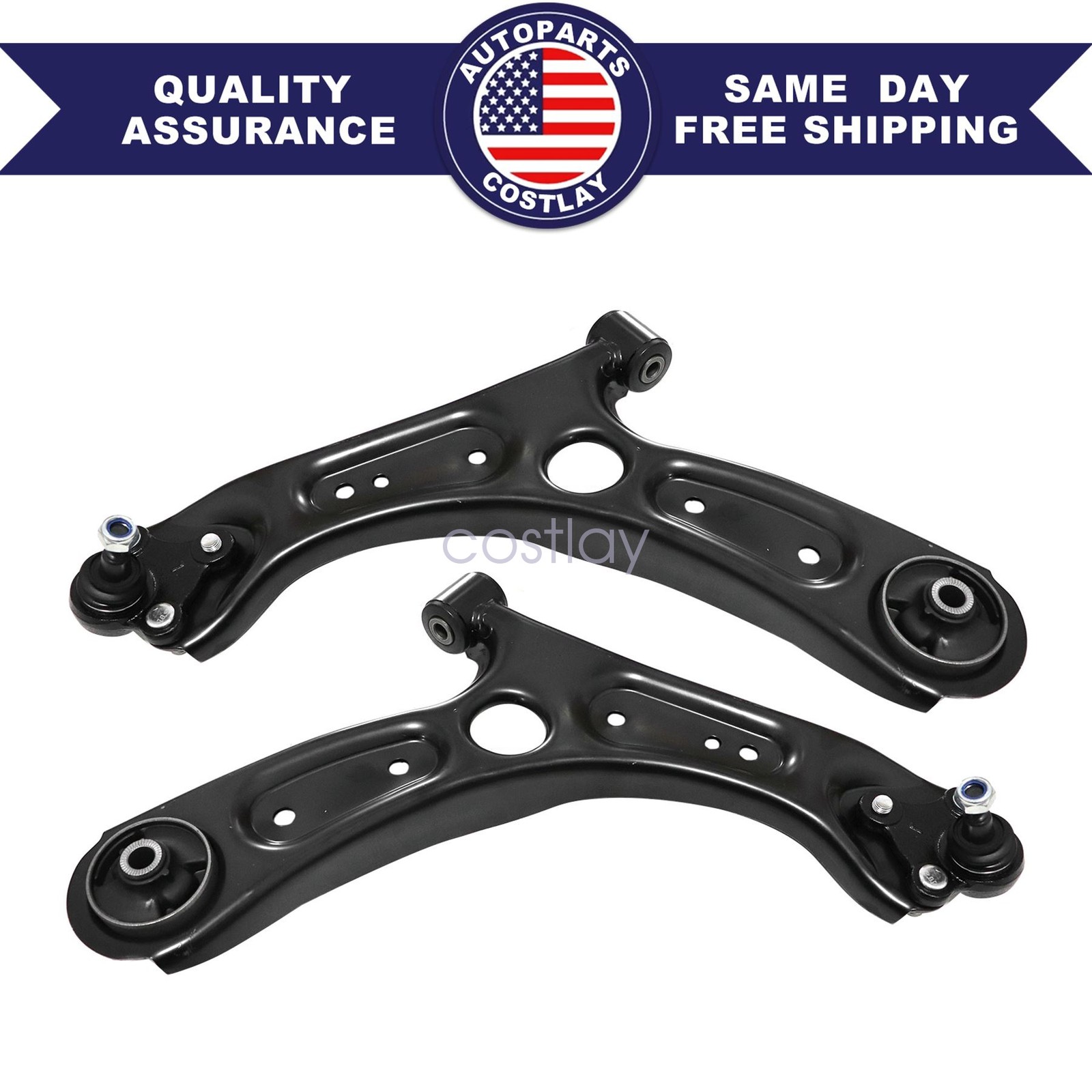 2Pcs For Kia Forte 19-23 Forte5 2020-2023 Front Lower Control Arms Ball Joints