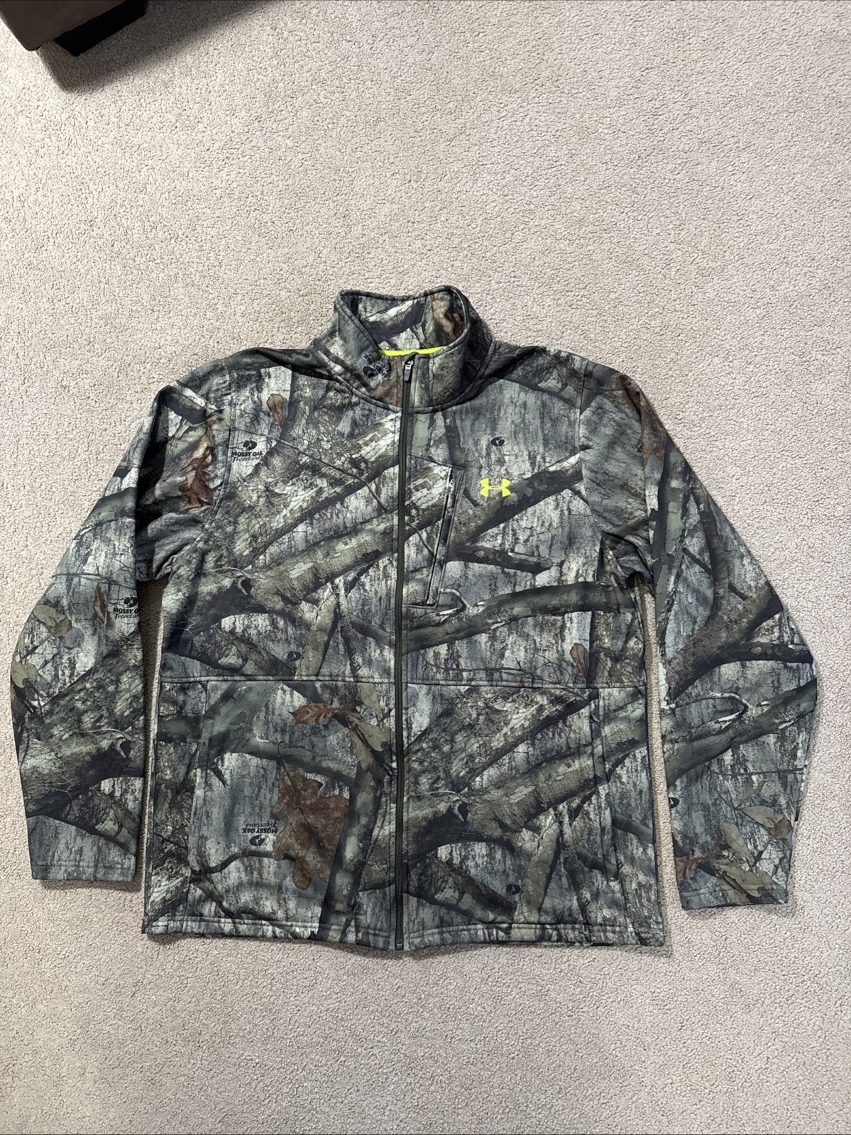 Under Armour Scent Control Armour Fleece Camo Jacket Mossy Oak Treestand 2XL