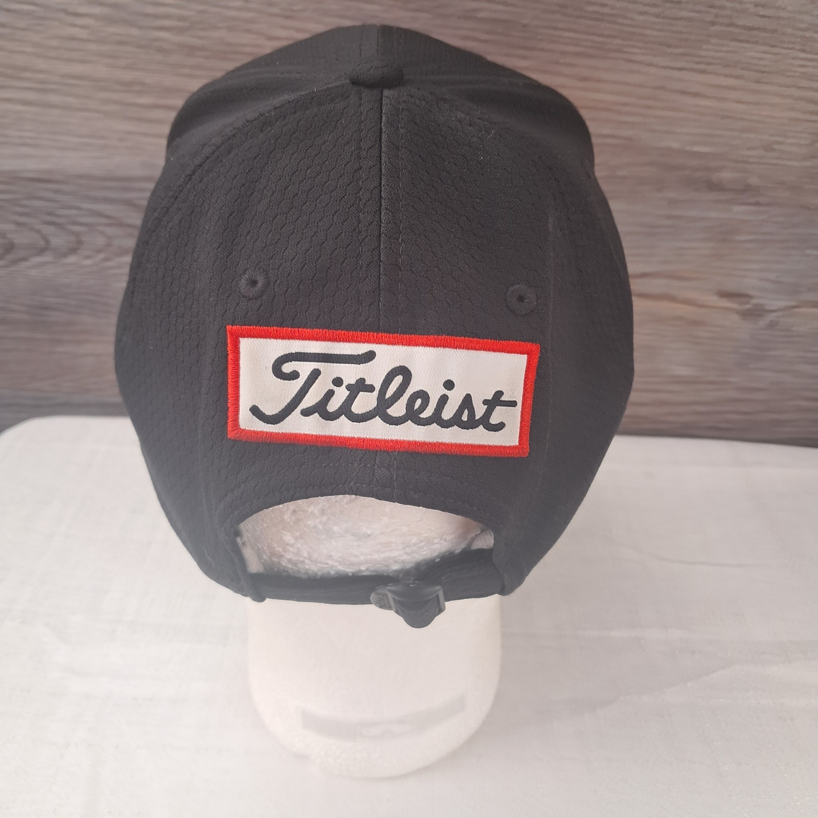 Footjoy FJ Titleist Pro V1 Hat Fitted Size Adjustable Blue Black Golf Cap