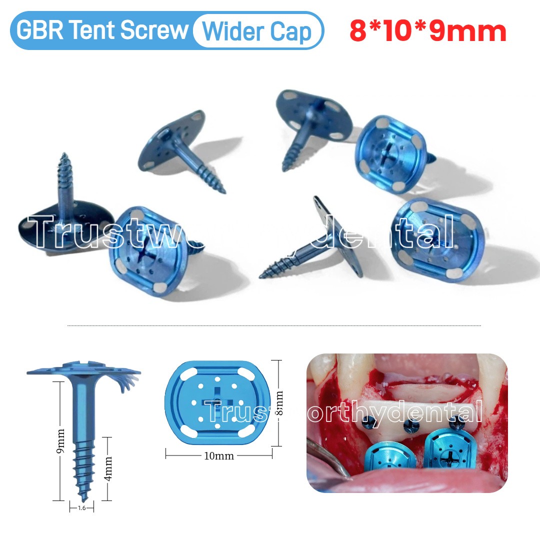 Dental GBR Bone Tent Screw Driver Tenting Fixation Guide Regeneration Membrane