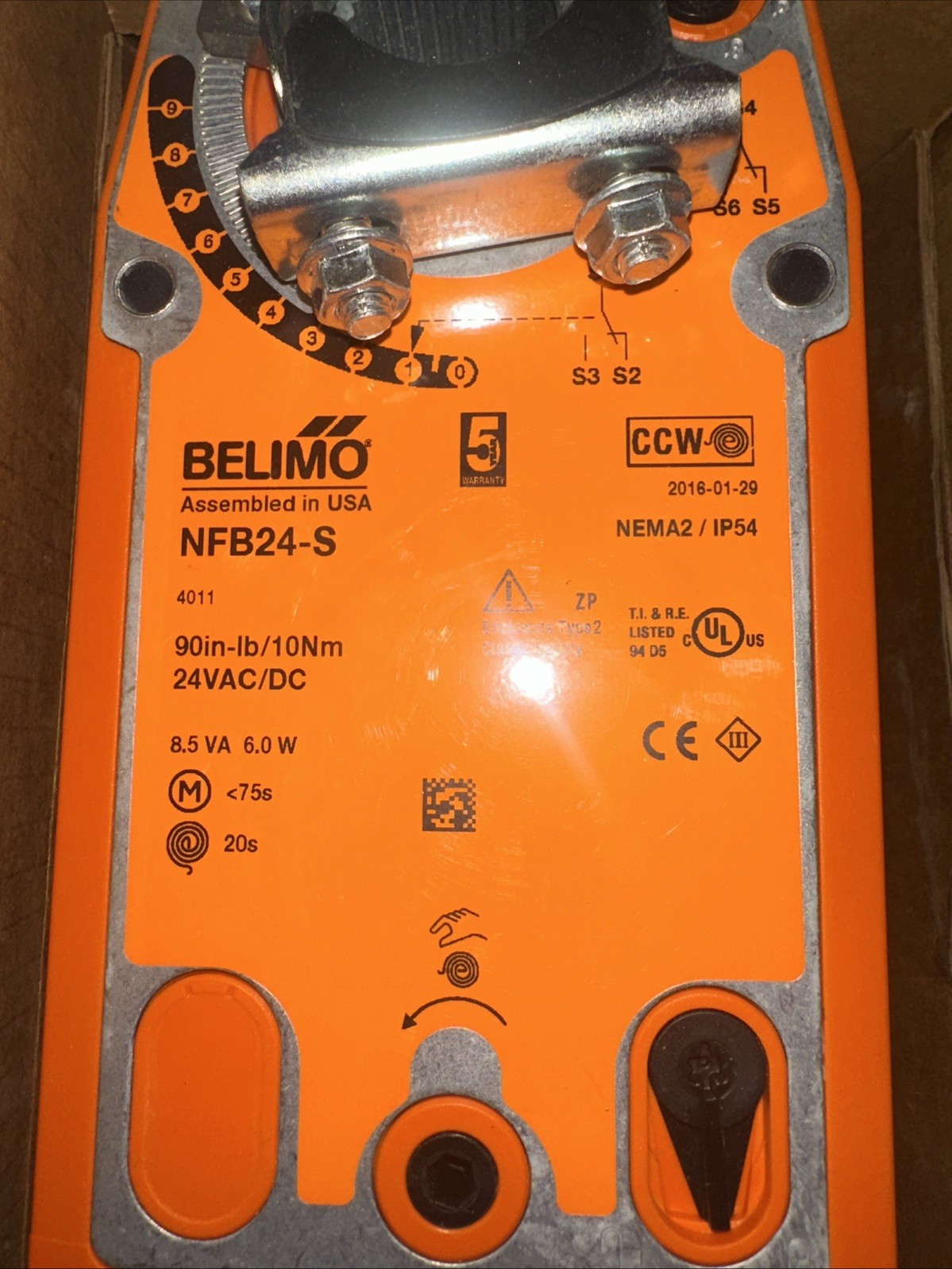 Belimo NFB24-S Lightly Used For A Few Days