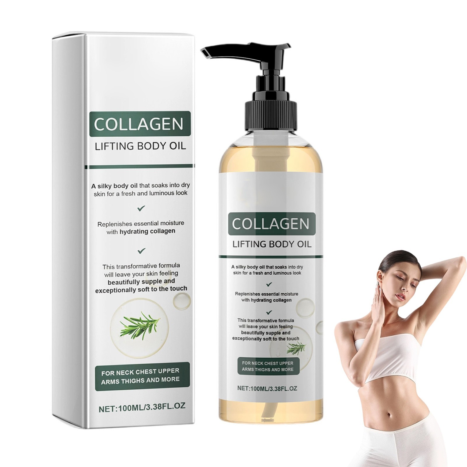 Elycura Collagen Oil, 2026 New Advanced Collagen Oil for Skin Tightening