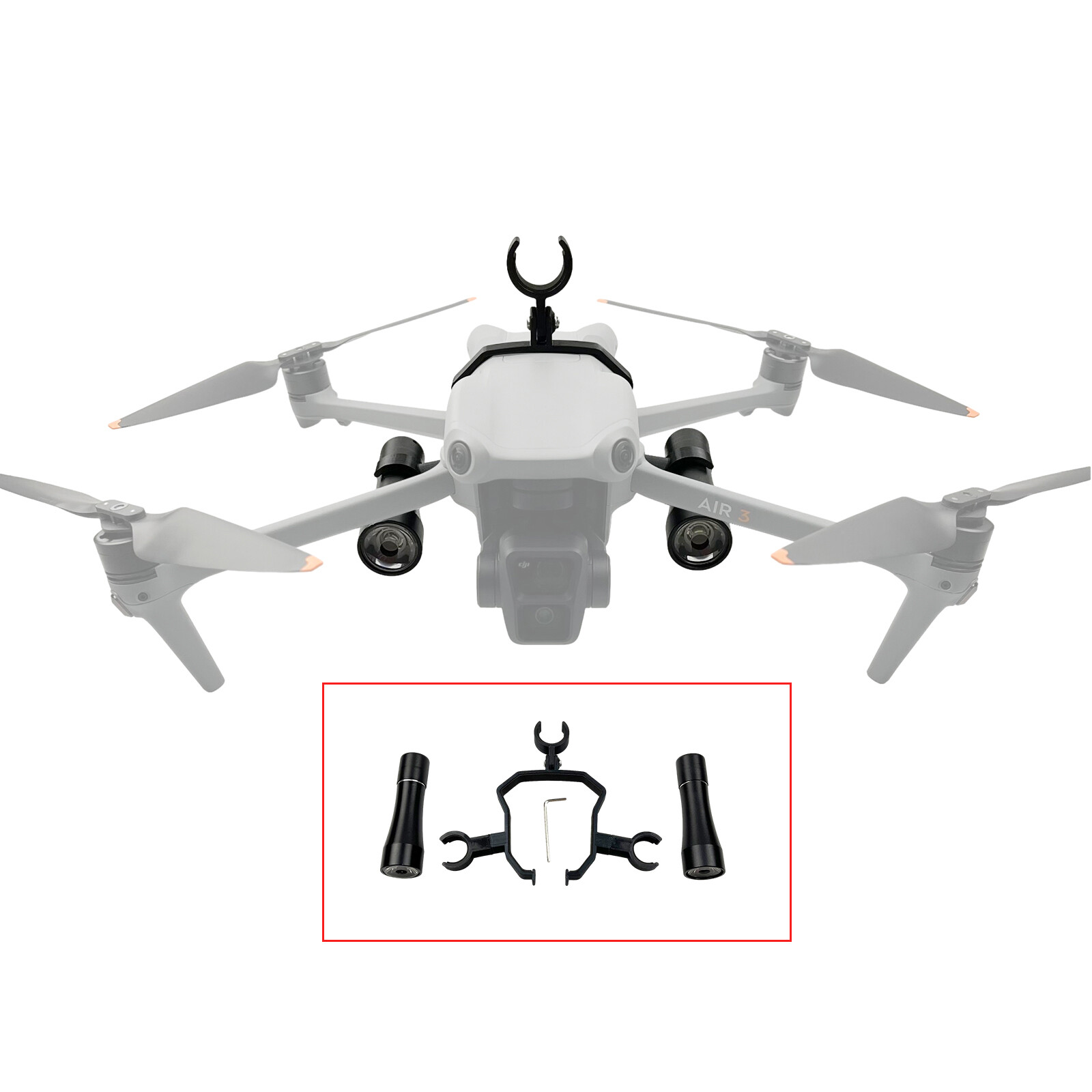 For DJI Air 3 Drone Night Flight LED Light Searchlight Flashlight Lamp Accessory