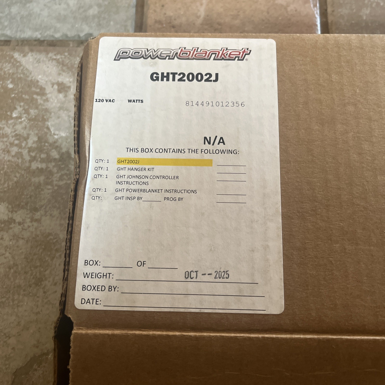 PowerBlanket GHT2002J Digital Thermostatic Controller Type 4X
