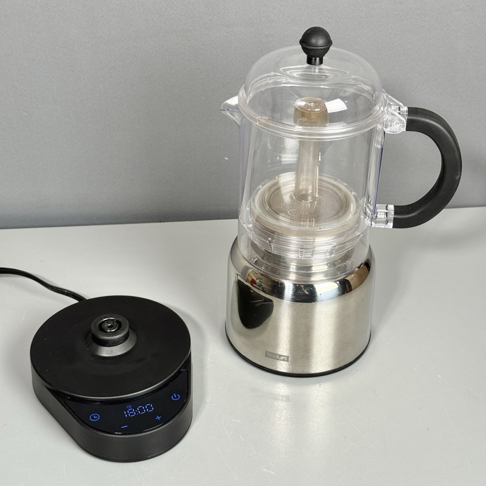 Bodum Programmable Electric Espresso Maker 12099 Moka Pot 500W WORKS