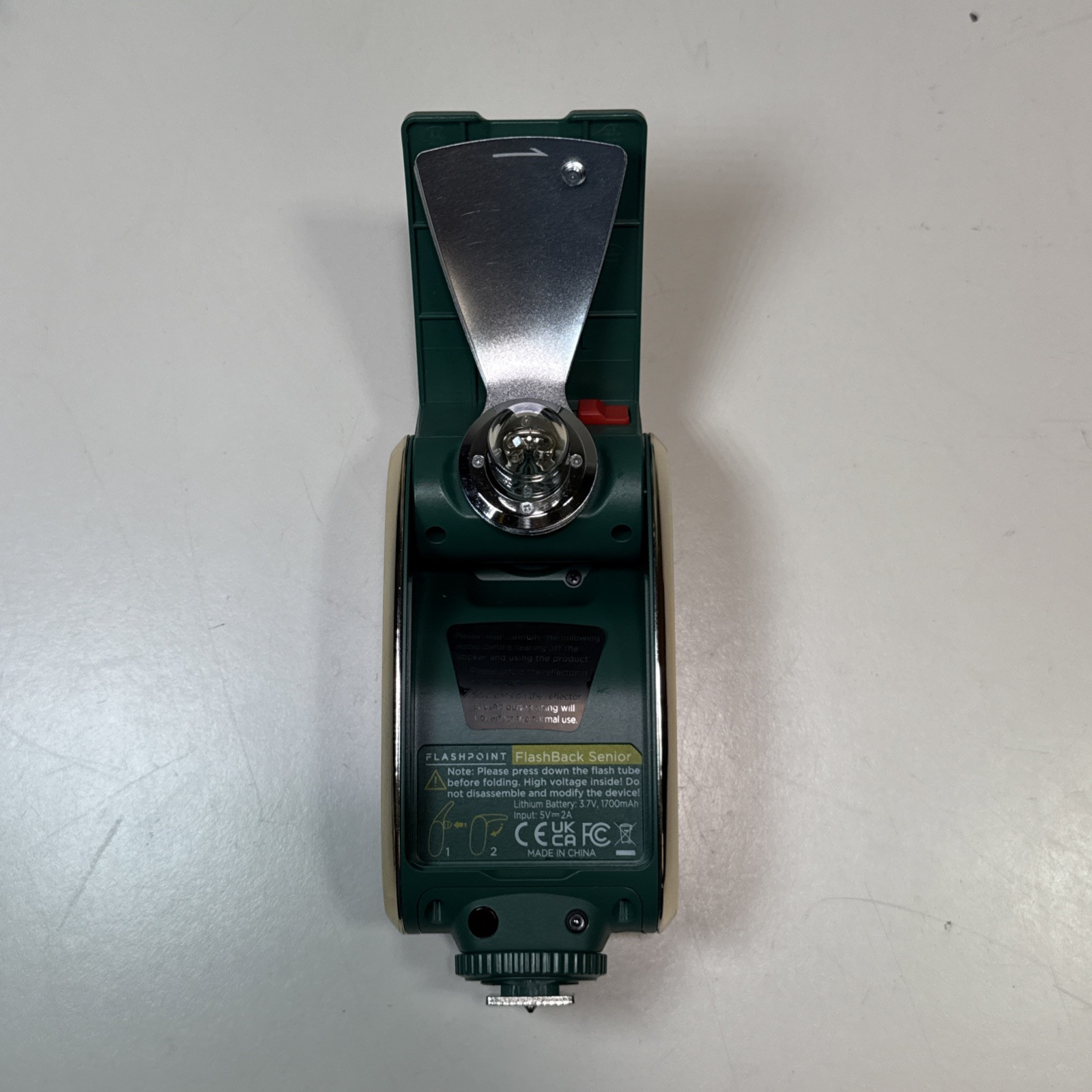 Flashpoint FlashBack Senior On-Camera Flash, Green. Tested