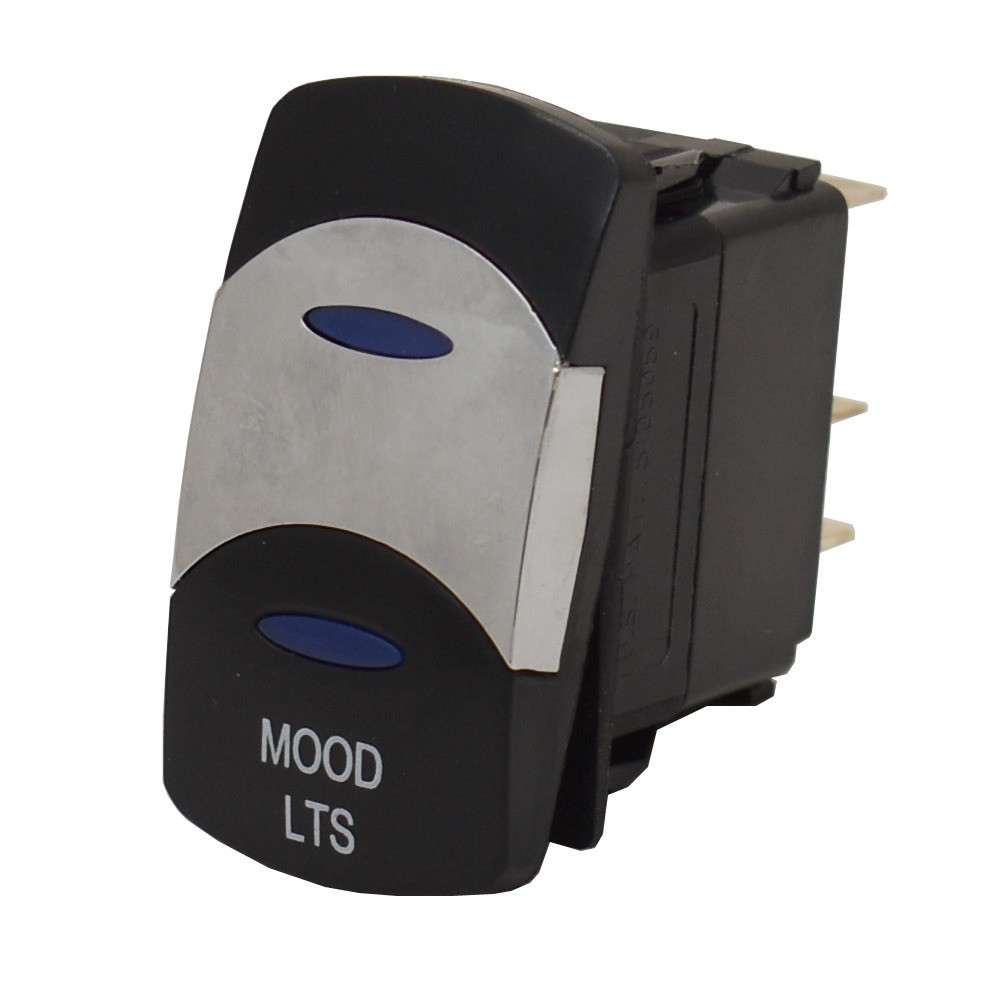 Carling On/Off Contura VI Boat Rocker Switch | Mood Lights 4-Spade