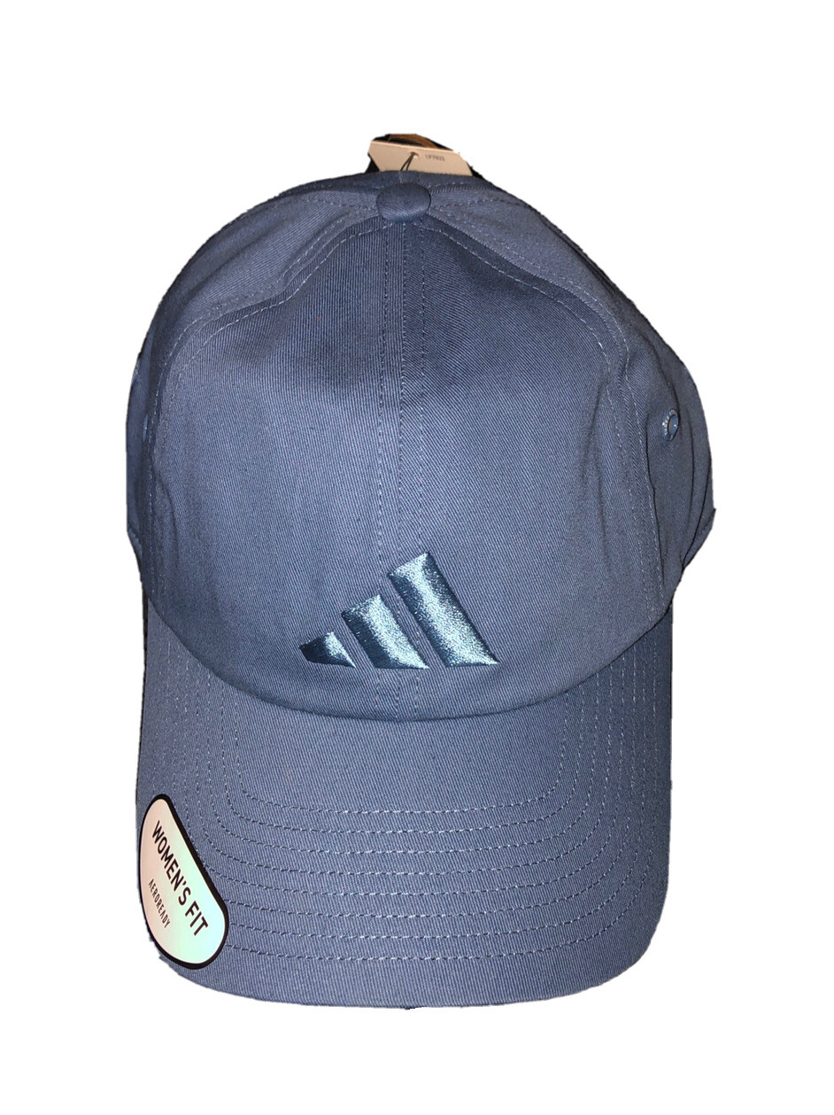 Women's Adidas Influencer Athletic Adjustable Cap Hat Relaxed Blue NWT Sale NEW!