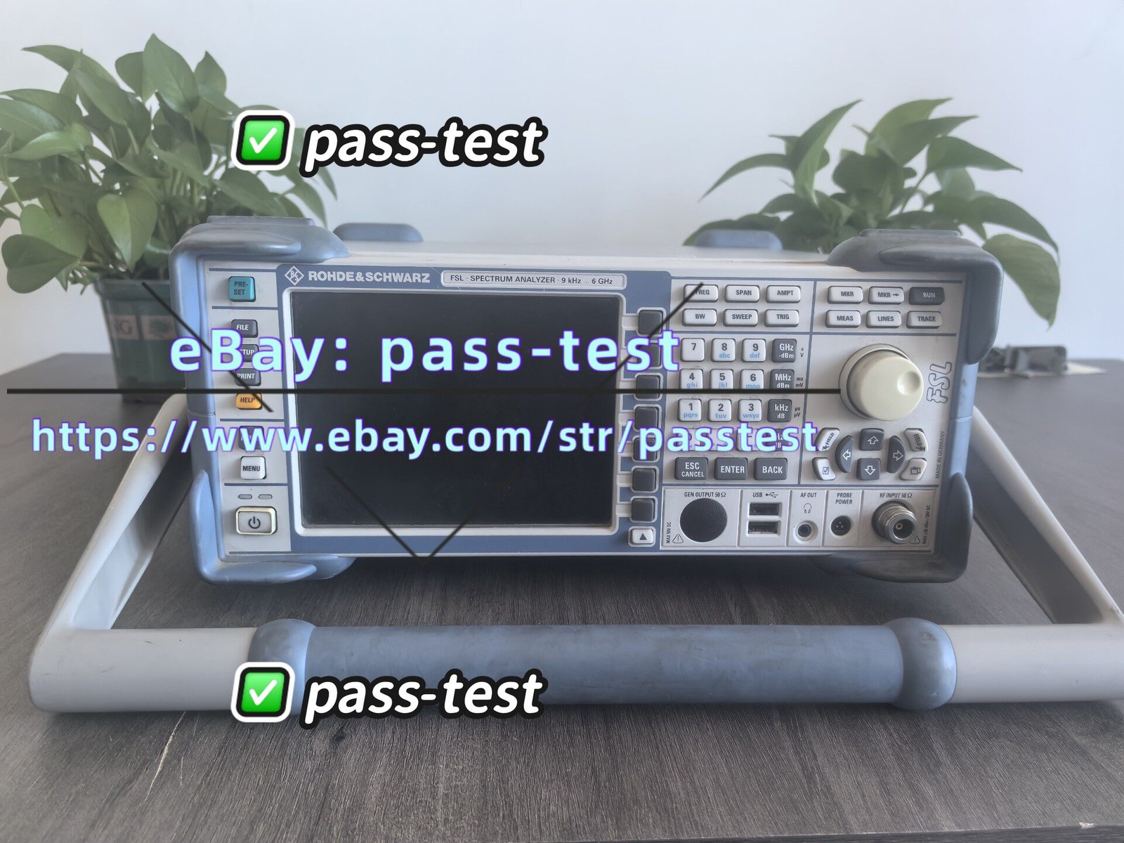 Rohde & Schwarz (R&S) FSL6 9kHz-6GHz Spectrum Analyzer WITH OPT K7 B7 B22