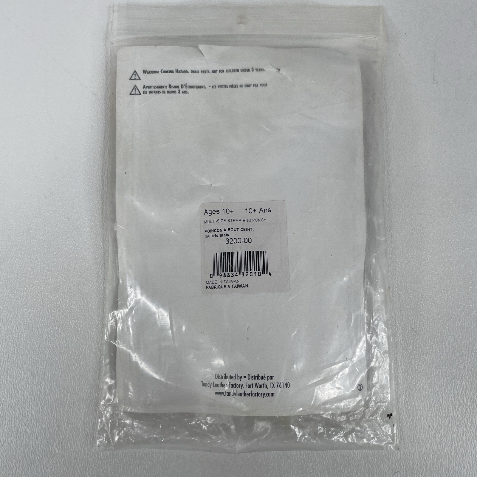 Tandy Craftool # 3200-00 Leather Multi-size Strap End Punch